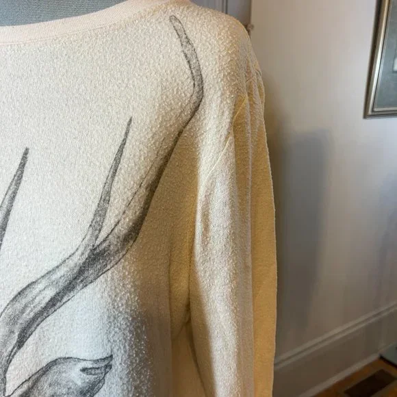 Wildfox Couture Stag Baggy Beach Sweatshirt - Picture 5 of 9